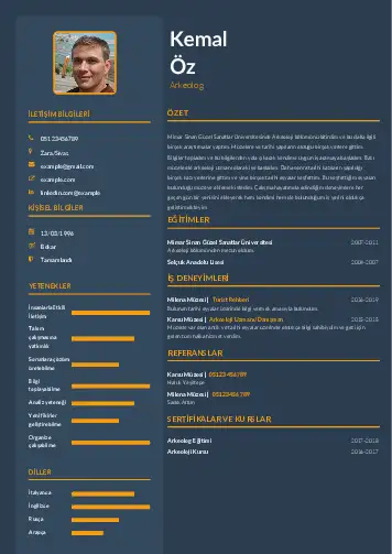 Arkeolog Cv Örnekleri cv indir